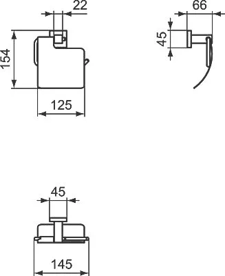 Держатель туалетной бумаги Ideal Standard Iom Square E2191AA с крышкой Sancos — официальный сайт
