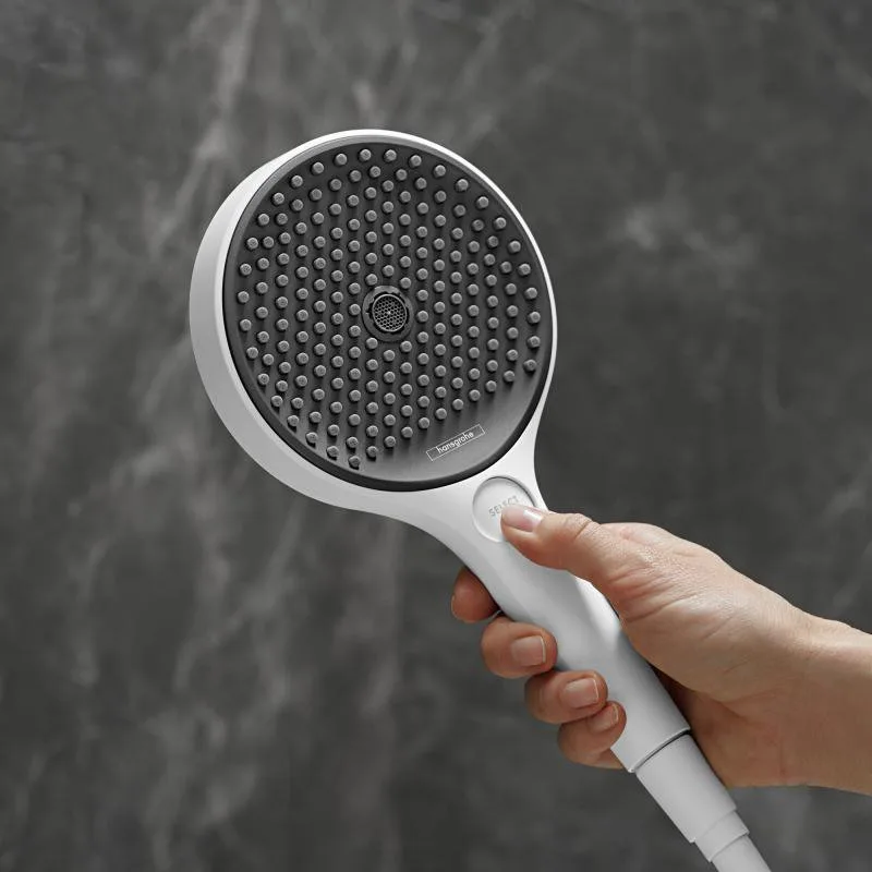 Душевой гарнитур Hansgrohe Rainfinity 26851700, матовый белый Sancos — официальный сайт