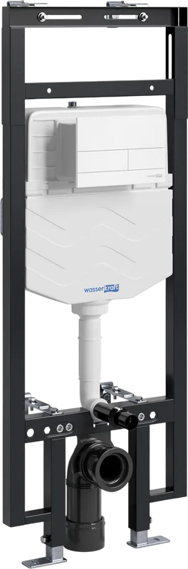 Система инсталляции для унитазов Wasserkraft Dinkel 58TLT.010.ME.WM04, с кнопкой смыва матовой белой Sancos — официальный сайт