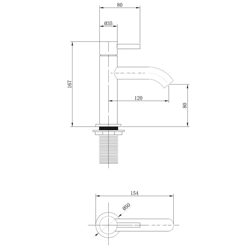 Смеситель для раковины Abber Wasser Kreis AF8110NG, никель Sancos — официальный сайт