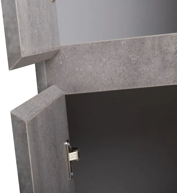 Шкаф-пенал для ванной BelBagno Kraft L cemento grigio Sancos — официальный сайт