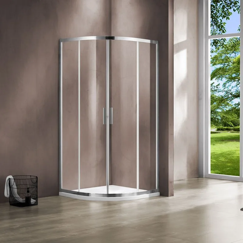 Душевой уголок Vincea Garda VSQ-1G100CL 100x100, профиль хром, стекло прозрачное Sancos — официальный сайт