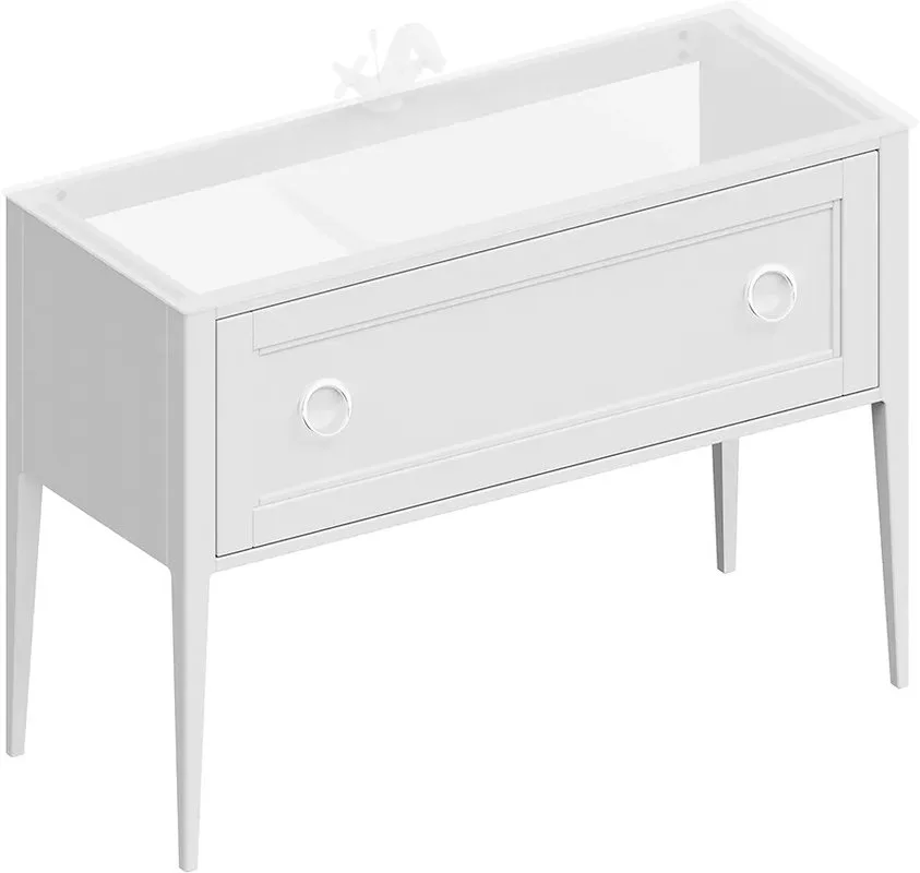 Тумба под раковину без столешницы KERAMA MARAZZI Plaza Classic Neo 120 белая матовая Sancos — официальный сайт