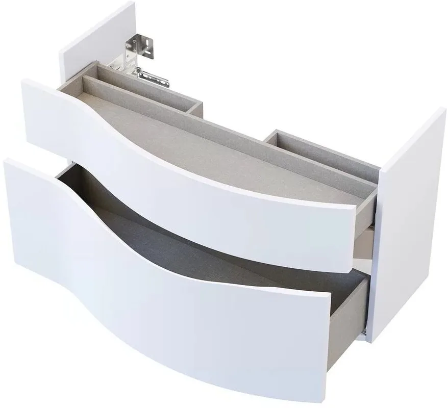 Тумба под раковину без столешницы KERAMA MARAZZI Riva 100, правая подвесная, белая матовая Sancos — официальный сайт