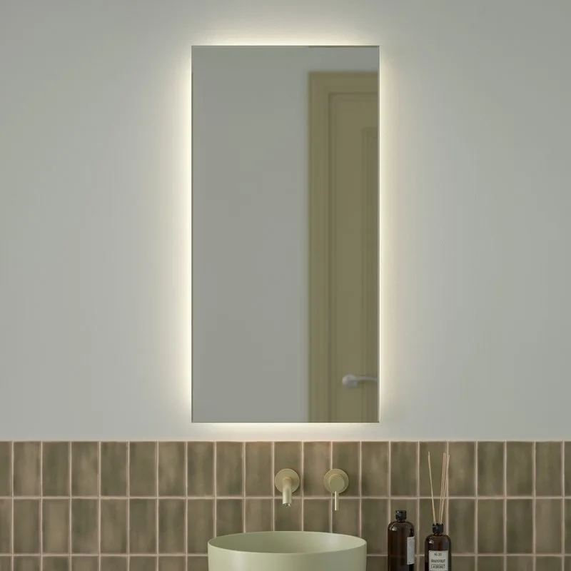 Зеркало Defesto Glow DF 2505 50х100 с LED-подсветкой, 4 500 K, без выключателя