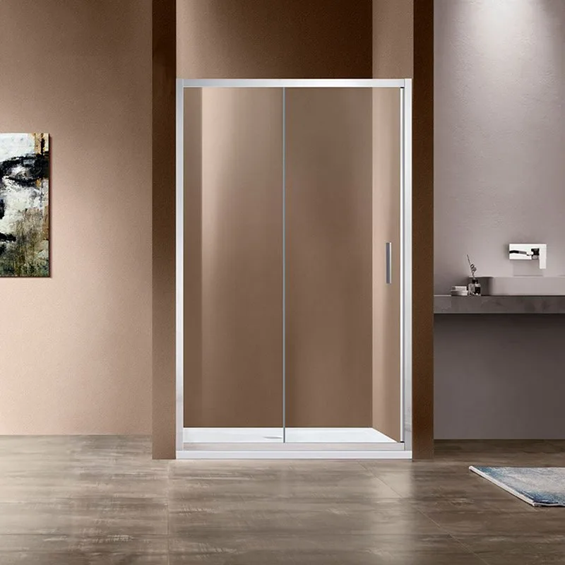 Душевая дверь в нишу Vincea Garda VDS-1G110CL 110 см, профиль хром, стекло прозрачное Sancos — официальный сайт