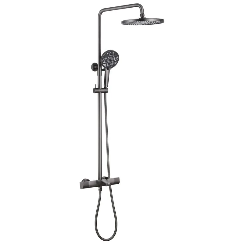 Душевая стойка Abber Thermostat AF8516NGL, никель Sancos — официальный сайт