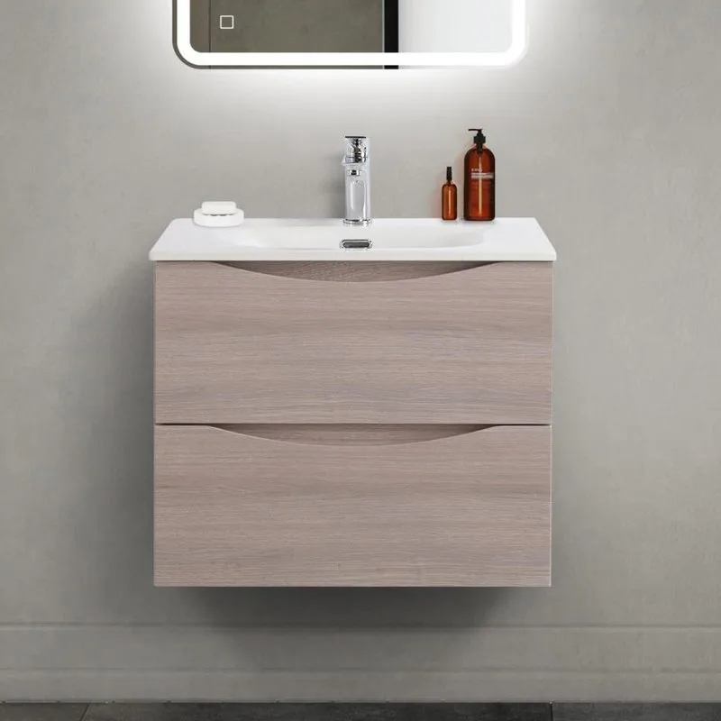 Тумба под раковину без столешницы BelBagno Marino-cer-mini 60 подвесная, rovere grigio Sancos — официальный сайт
