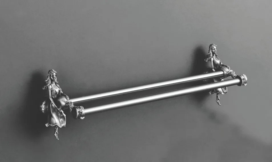 Полотенцедержатель Art&Max Athena AM-B-0618-T двойной Sancos — официальный сайт