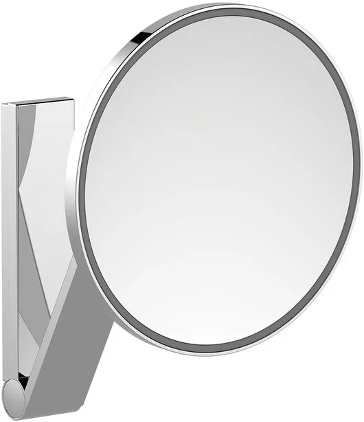Косметическое зеркало Keuco iLook Move 17612 019003 с подсветкой, телескопическое, поворотное, сталь Sancos — официальный сайт