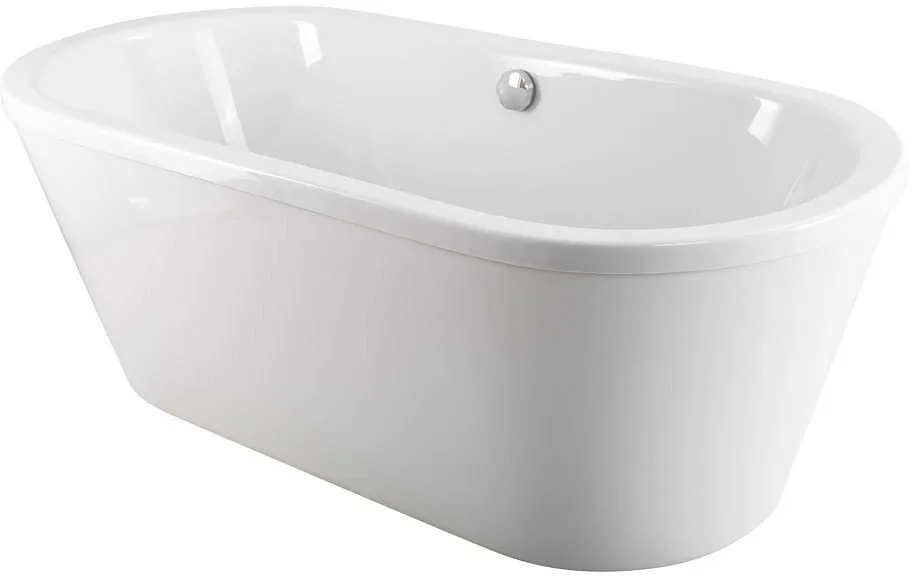 Акриловая ванна Art&Max AM-FORLI-1700-800 175x80 см, отдельностоящая, белая, овальная, с каркасом Sancos — официальный сайт