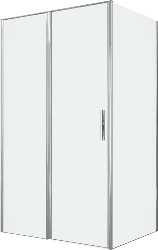 Душевой уголок Allen Brau Priority 120x90, профиль хром, стекло прозрачное Sancos — официальный сайт