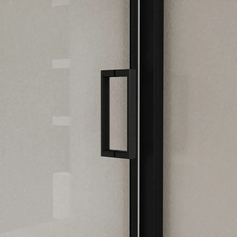 Душевая дверь в нишу Vincea City VDS-5CT120CLB 120 см, стекло прозрачное, черный Sancos — официальный сайт