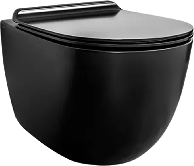 Крышка-сиденье Simas Vignoni VI 004 nero с микролифтом, черная Sancos — Оригинал