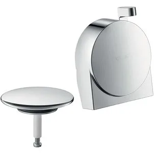 Слив-перелив Hansgrohe Exafill S 58113000, с заполнением переливом Sancos — официальный сайт