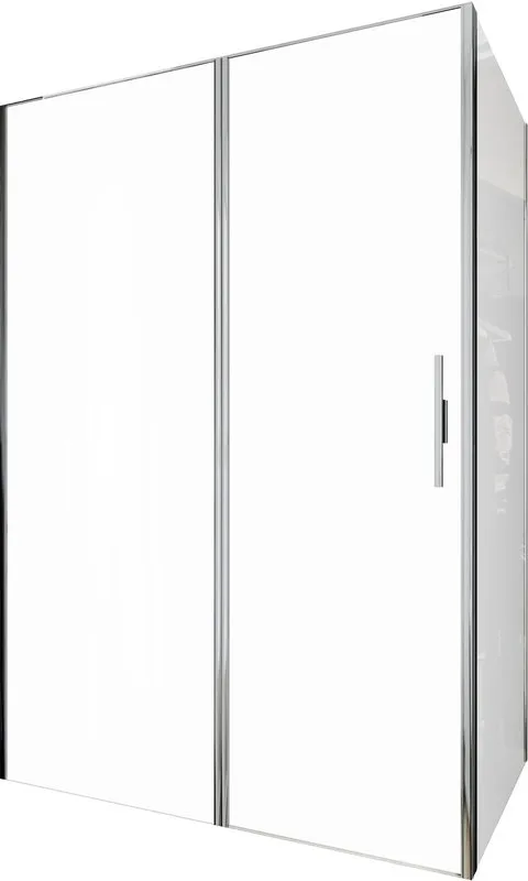 Душевой уголок Allen Brau Priority 140x80, профиль хром, стекло прозрачное Sancos — официальный сайт