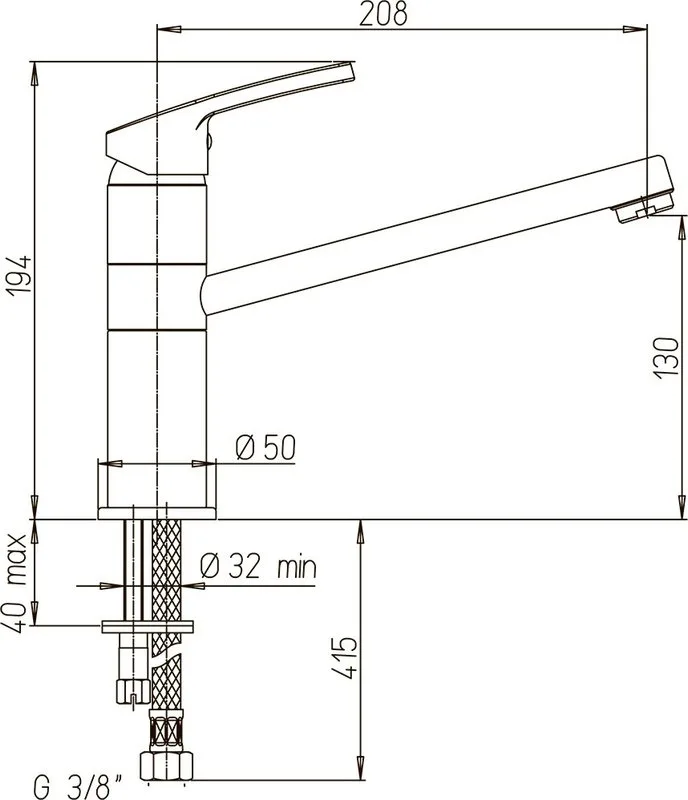 Смеситель для кухни Paini Miura MRCR573GMLMKM Sancos — официальный сайт