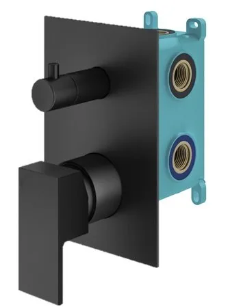 Комплект для ванной Plumberia Selection Tag KITZTG18NO С ВНУТРЕННЕЙ ЧАСТЬЮ, черный матовый Sancos — официальный сайт