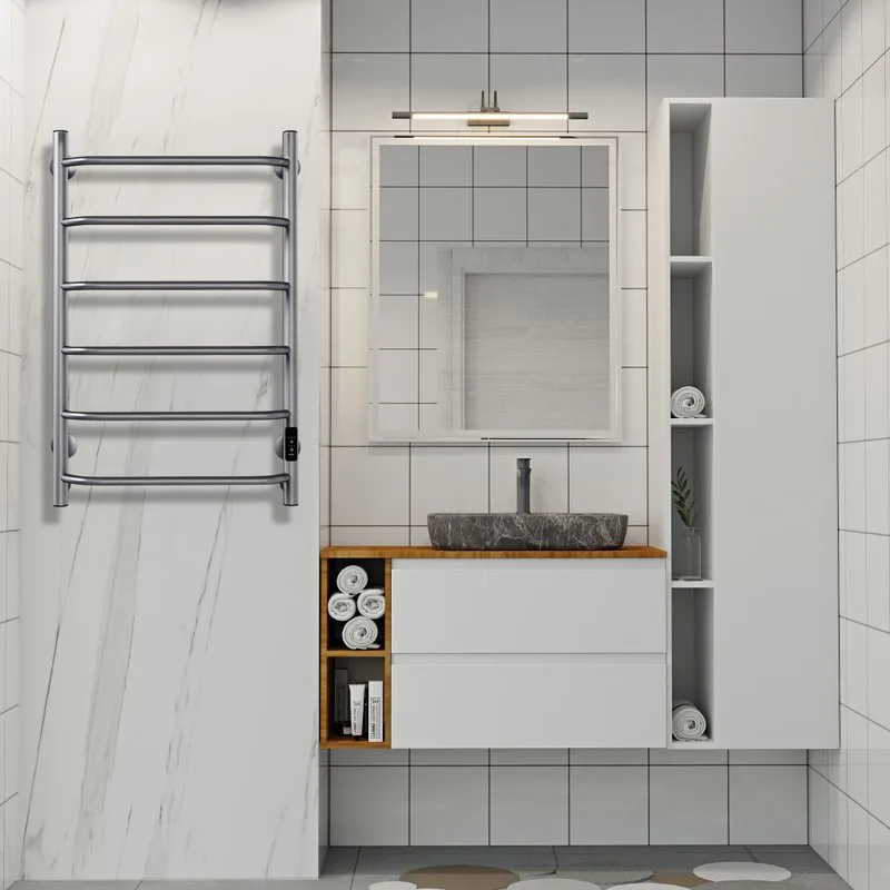 Полотенцесушитель электрический Indigo Roof Lux LCRLE80-50GFMRt graphite metallic Sancos — официальный сайт