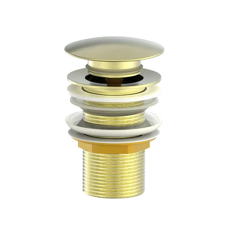 Донный клапан для раковины Wonzon & Woghand WW-88SS02-BG брашированное золото Sancos — официальный сайт
