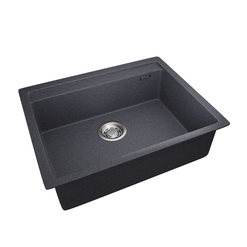 Мойка кухонная Emar Quartz EMQ-1640.Q, морион Sancos — официальный сайт