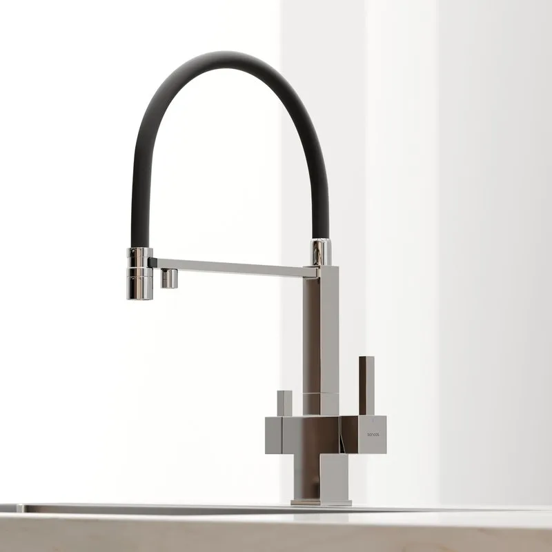 Смеситель для кухни Sancos Moro SC4006CH с гибким изливом, хром Sancos — официальный сайт