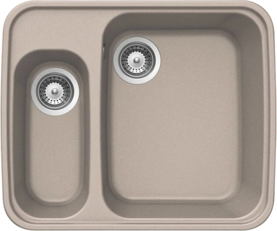 Мойка кухонная Reginox Genova Sandbeige 3,5"x2 (c/box) Sancos — официальный сайт