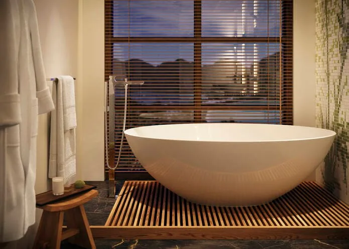 Напольный смеситель для ванны с душем Hansgrohe Metropol 32532000 Sancos — официальный сайт