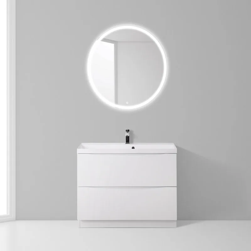 Тумба под раковину без столешницы BelBagno Marino 80 bianco lucido, напольная Sancos — официальный сайт
