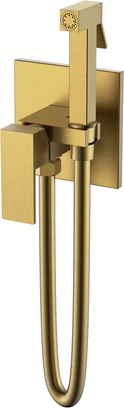 Гигиенический душ Boheme Qubic 477-BR со смесителем, С ВНУТРЕННЕЙ ЧАСТЬЮ, bronze Sancos — официальный сайт