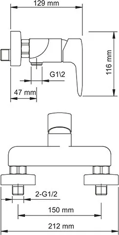 Смеситель для душа Wasserkraft Vils 5602 Sancos — официальный сайт