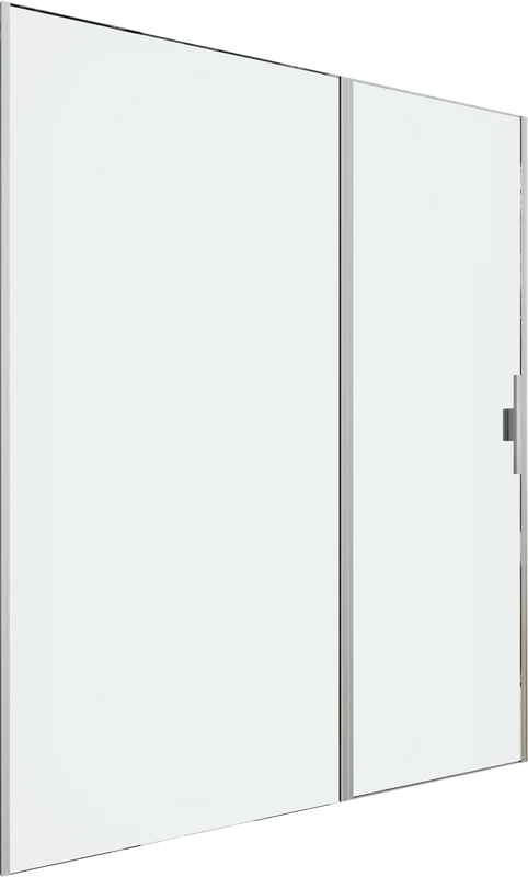 Душевая дверь в нишу Allen Brau Priority 3.31038.BA 160 см, профиль серебро браш, стекло прозрачное  Sancos — официальный сайт