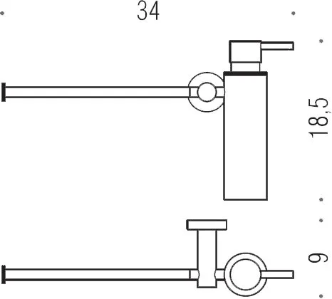 Полотенцедержатель Colombo Design Plus W4975.BM Sancos — официальный сайт