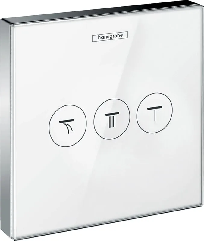 Переключатель потоков Hansgrohe ShowerSelect 15736400 на три потребителя, белый Sancos — официальный сайт