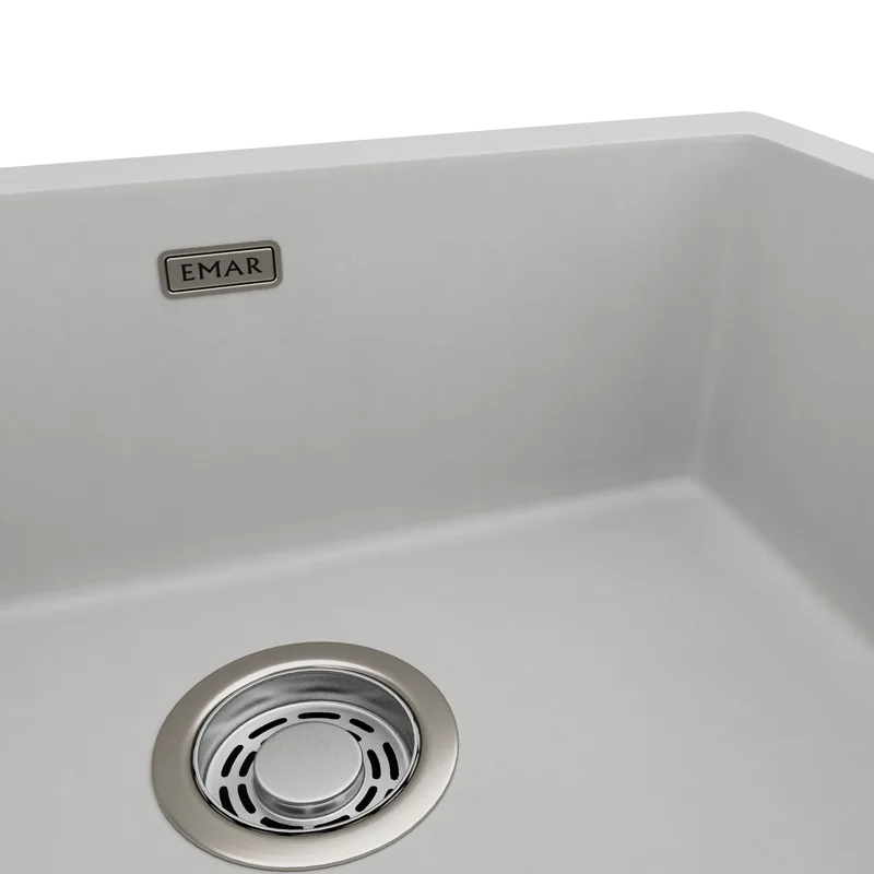 Мойка кухонная Emar Quartz EMQ-1555.P, агат Sancos — официальный сайт