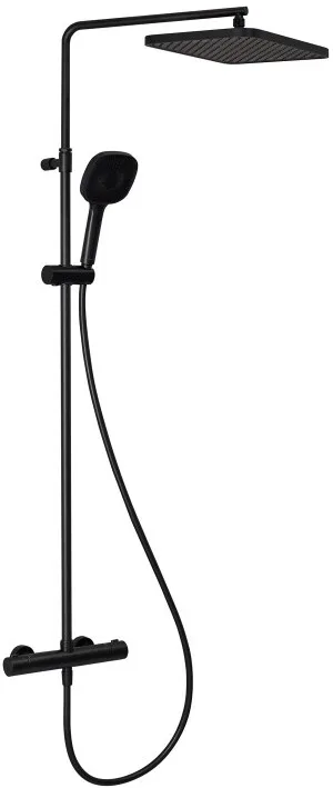 Душевая стойка Splendy Relax S RS208XTP36S3BM, с термостатом, черный матовый Sancos — официальный сайт