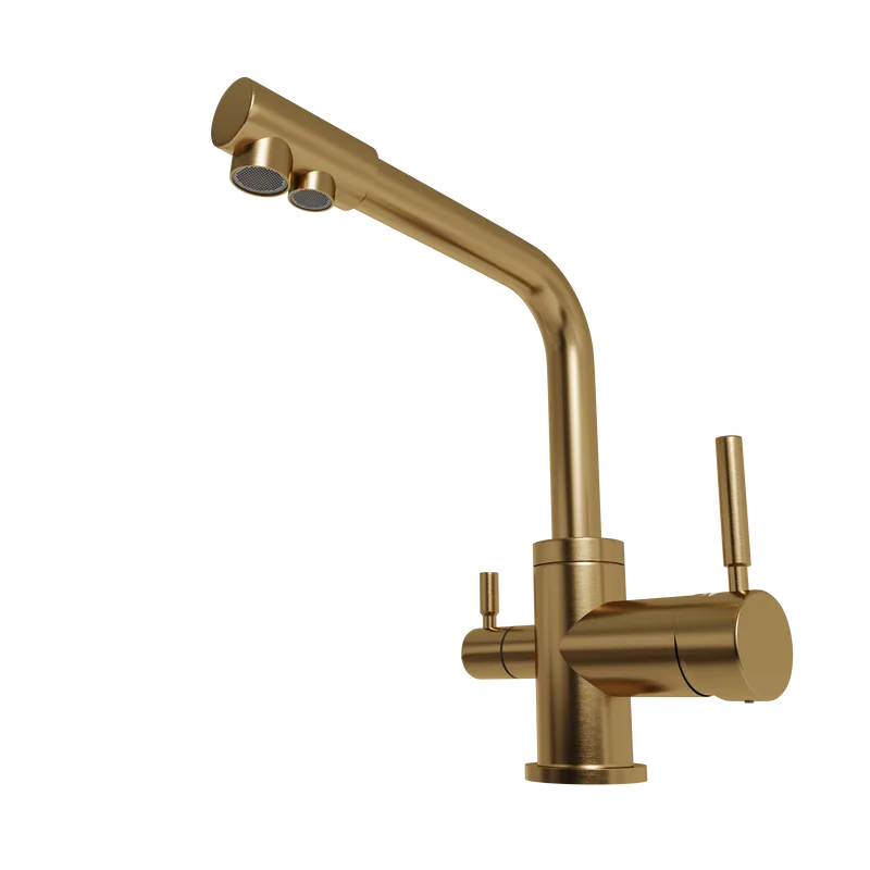 Смеситель для кухни Emar PVD ECB - 3003N PVD Golden Sancos — официальный сайт