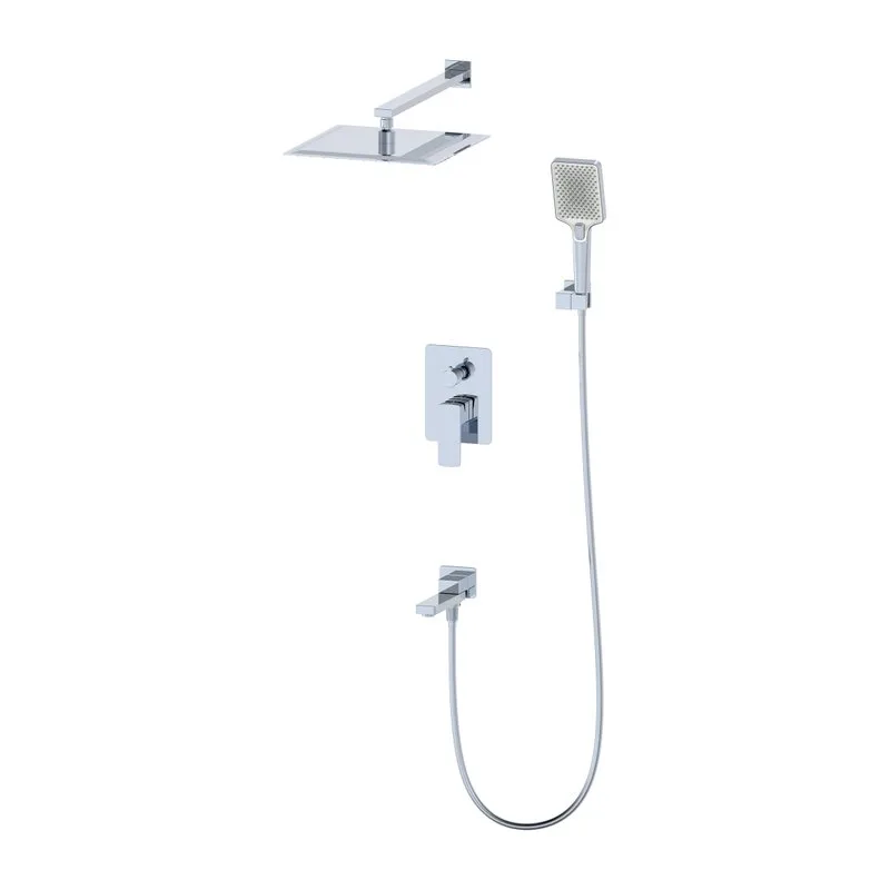 Душевой комплект Oliveeka D OL-939003-CR С ВНУТРЕННЕЙ ЧАСТЬЮ, хром Sancos — официальный сайт