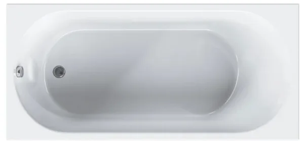 Акриловая ванна AM.PM X-Joy W94A-150-070W-A 150x70 см, пристенная, белая
