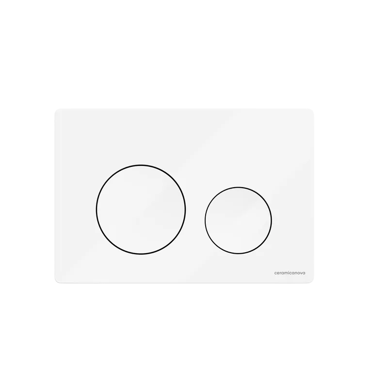Кнопка смыва Ceramicanova Balance Circle CN12-001W глянцевый белый Sancos — официальный сайт