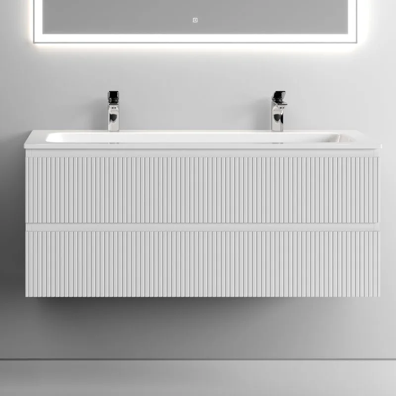 Тумба с раковиной Sancos Snob T 120 см, bianco, раковина CN7016 Sancos — официальный сайт