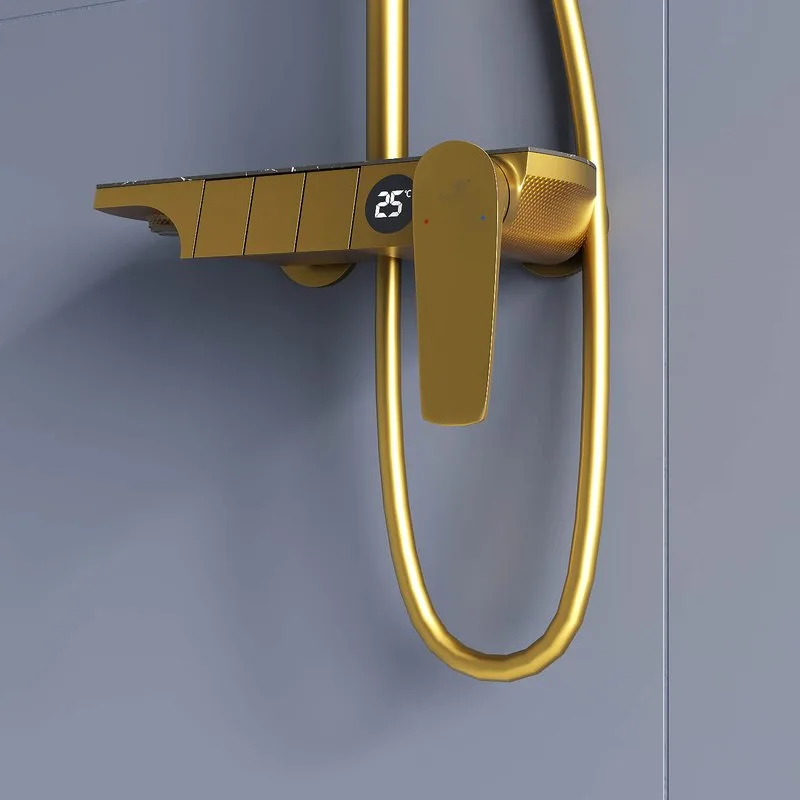 Душевая стойка RGW Shower Panels SP-33G, матовое золото Sancos — официальный сайт