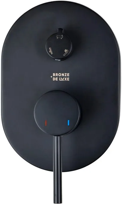 Душевой комплект Bronze de Luxe Scandi 14582/1B, С ВНУТРЕННЕЙ ЧАСТЬЮ, черный Sancos — официальный сайт