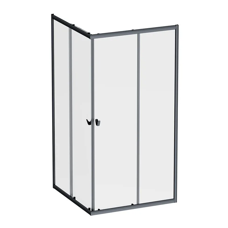 Душевой уголок AM.PM Sunny W87G-403-100100-BT 100x100 см, черный матовый Sancos — официальный сайт