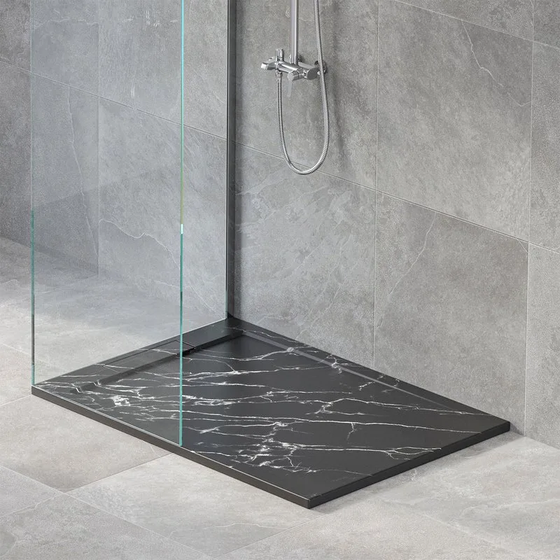 Поддон для душа RGW Stone Tray STL MB 120x80, черный мрамор Sancos — официальный сайт