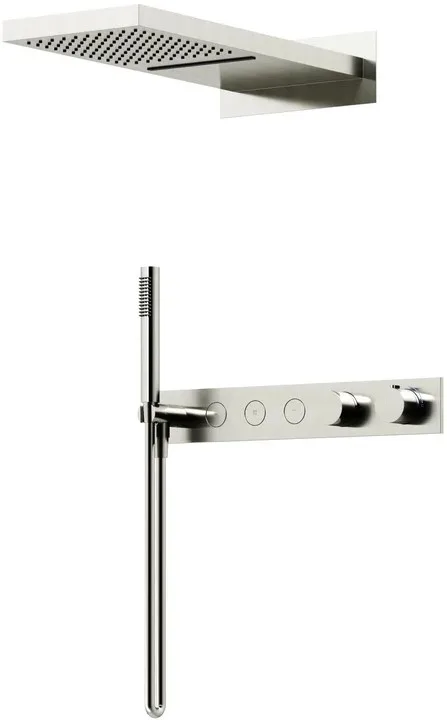 Душевой комплект Sancos Linn SC9023BN, С ВНУТРЕННЕЙ ЧАСТЬЮ, никель Sancos — официальный сайт