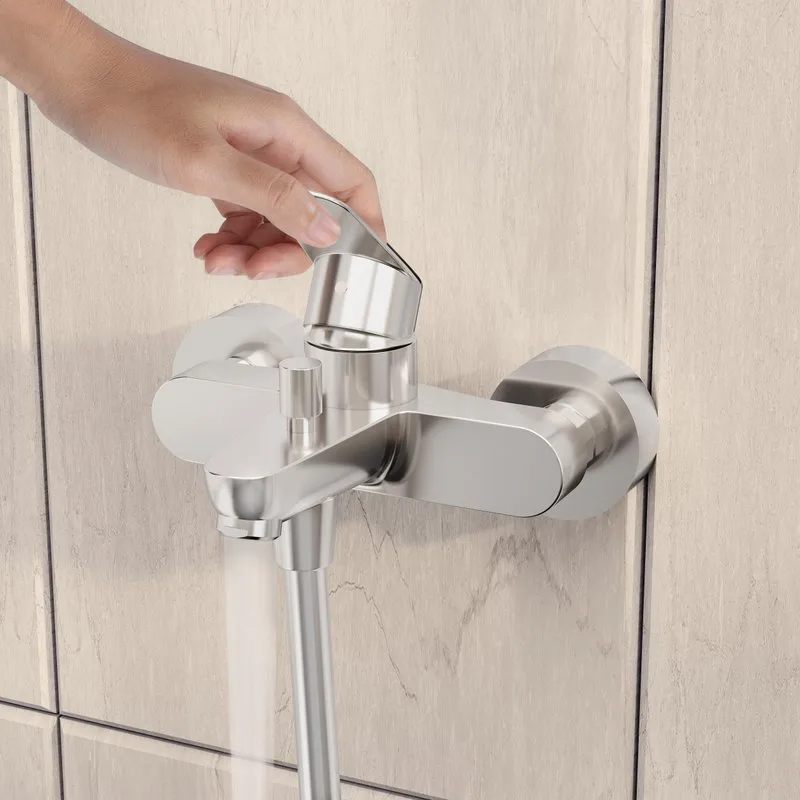 Смеситель для ванны с душем VitrA Flow Round, хром Sancos — официальный сайт