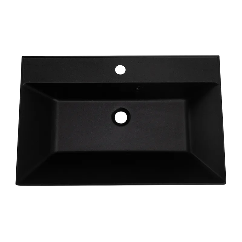 Мебельная раковина BelBagno BB700/450-LV-ART-AST-NERO черная матовая Sancos — официальный сайт