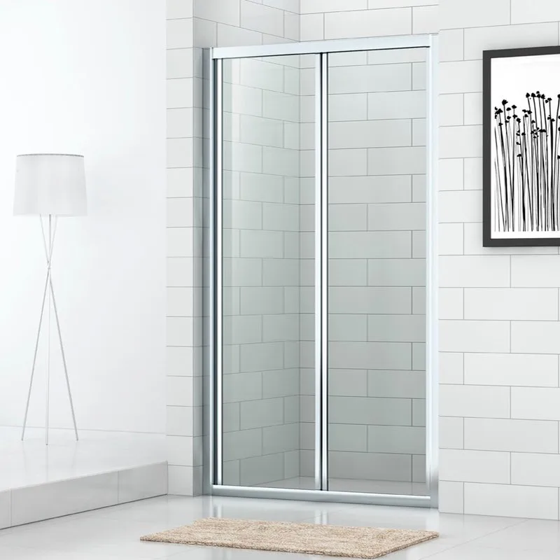 Душевая дверь в нишу Cezares Eco ECO-O-BS-90-C-Cr стекло прозрачное Sancos — официальный сайт