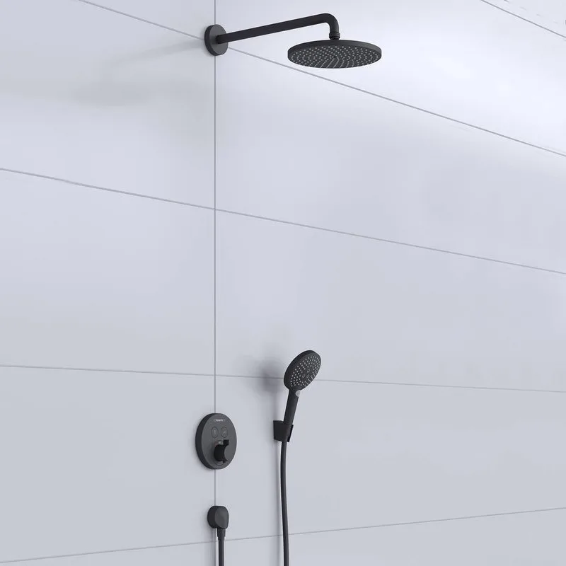 Шланговое подключение Hansgrohe FixFit 27454670, матовый черный Sancos — официальный сайт